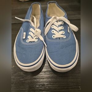 Vans Women's Blue Canvas Sneakers